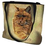Red Tabby Cat Tote Bag